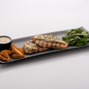 ستيك دجاج مشوي بالصوص / Grilled chicken steak w sauce